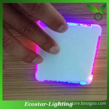 Factory Price LED Coaster Wholesale LED Flashing Coasters